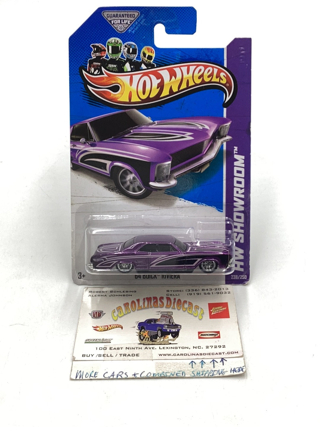 2013 hot wheels super treasure hunt #238 64 Buick Riviera W