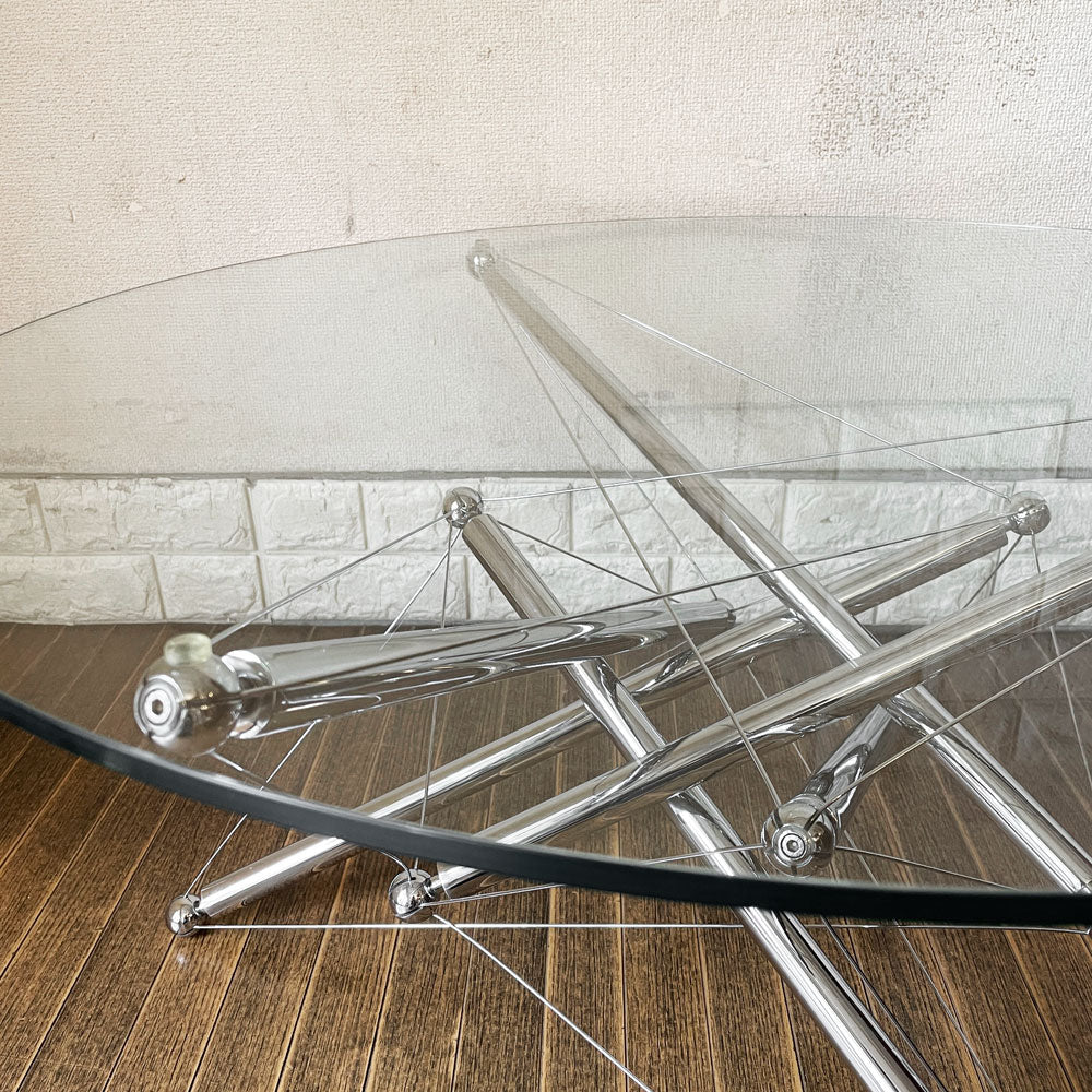 カッシーナ Cassina 713 Table ガラストップローテーブル センター