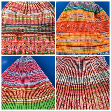 タイの少数民族が手刺繡したハッピーモチーフバッグのフェア・トレード