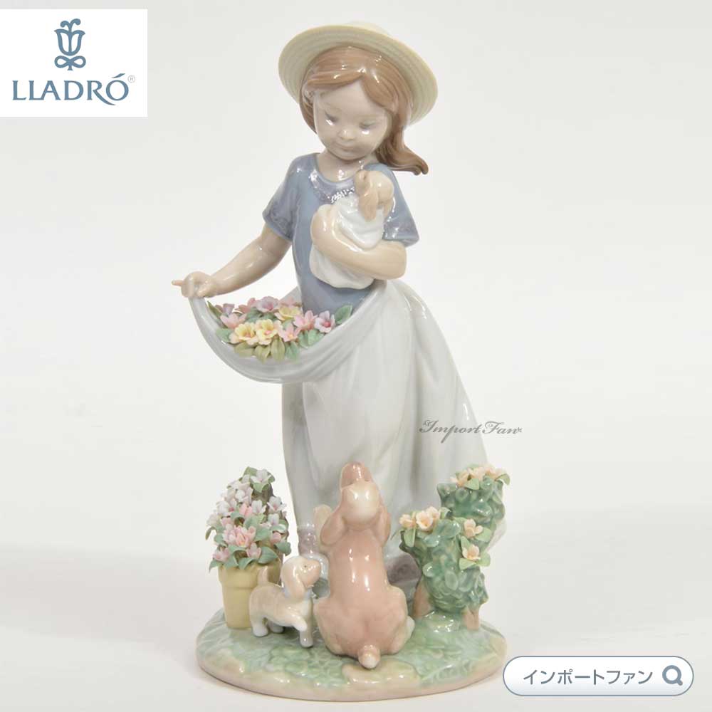 楽天市場】リヤドロ 僕と遊ぼう 犬 イヌ 少女 置物 01006907 LLADRO