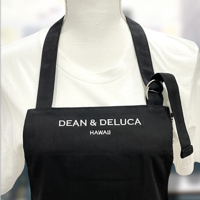 楽天市場】【DEAN&DELUCA】ハワイ限定 エプロン 首紐調整タイプ 黒