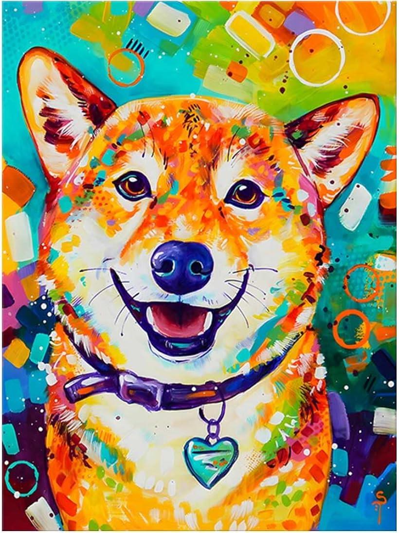 楽天市場】アートパネル 犬 柴犬 動物 W30cm H40cm アートフレーム