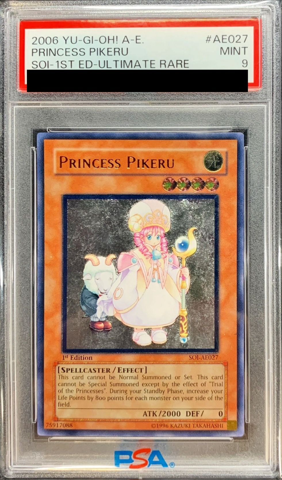 PSA9鑑定済〕☆旧アジア☆魔法の国の王女ピケル【レリーフ】{SOI-AE027