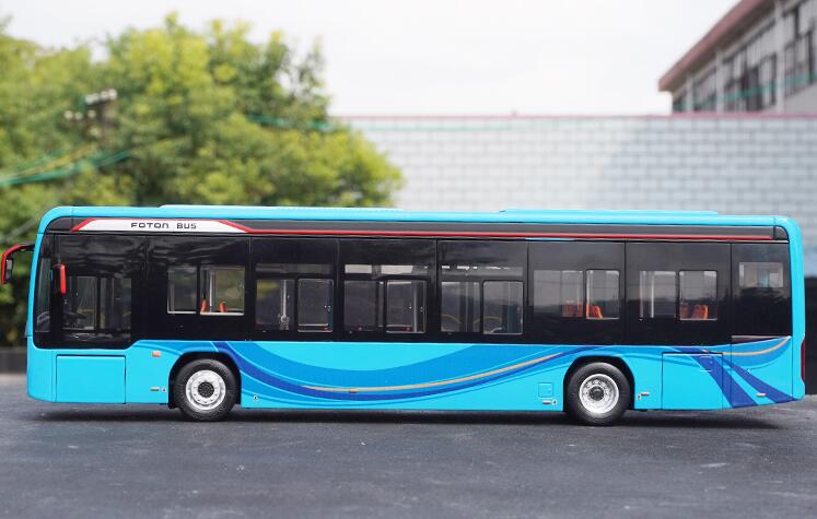 1:36 Foton BJ6129EVCA New Energy Electric Diecast Bus Model