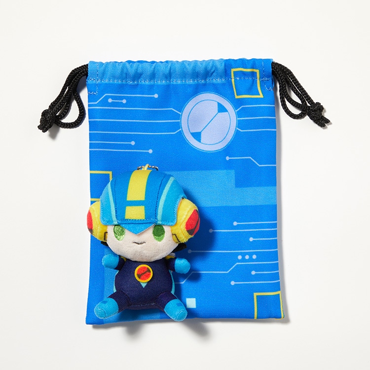 イーカプコン |ロックマンエグゼ ミニぬいぐるみ＆巾着セット