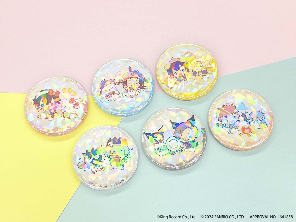 ヒプノシスマイク SANRIO NAKAYOKU EDIT』2023 ホログラム缶バッジBOX