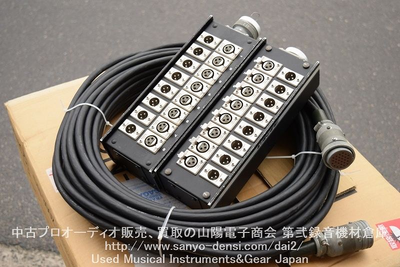CANARE 8J12N1 8CHパラボックス 20Mマルチケーブル セット ｜中古 山陽
