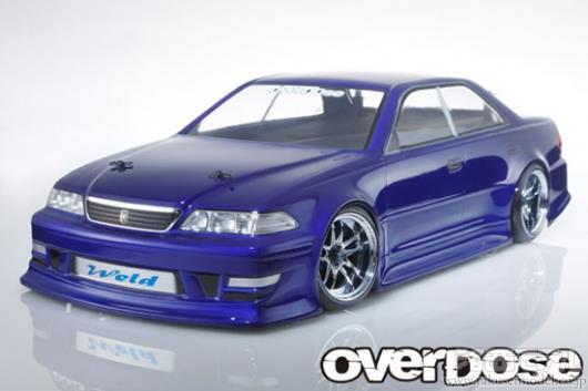 OVERDOSE OD1636B トヨタJZX100マークII クリアボディ(195MM/デカール