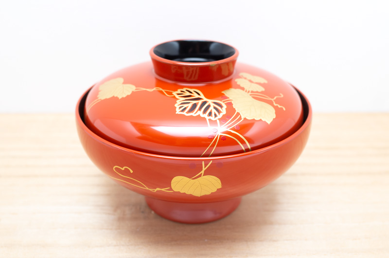 吸物椀〈蔦〉｜吸物椀｜商品｜佐藤善六漆器店［川連漆器］