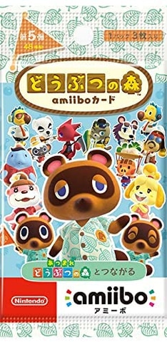 Amazon、「どうぶつの森amiiboカード 第5弾（5パックセット）」の販売