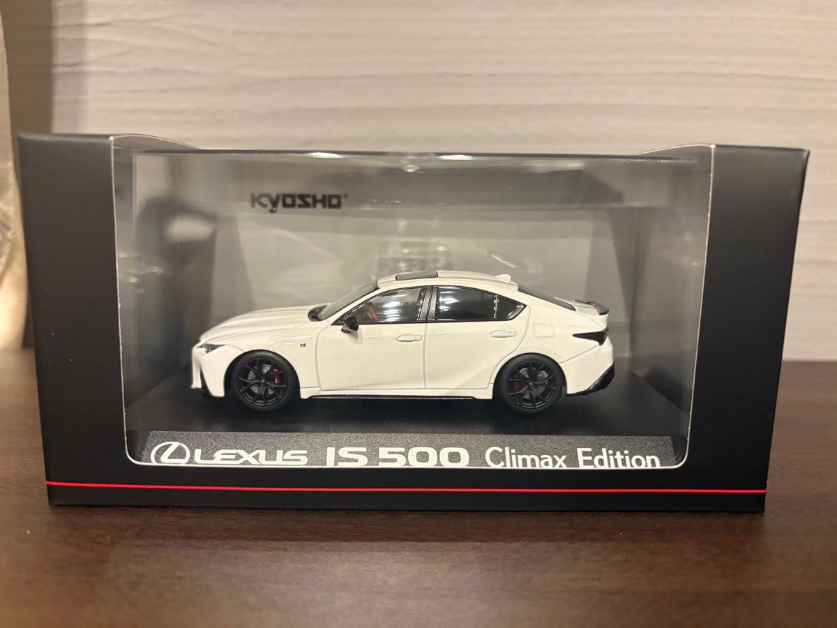 京商 LEXUS IS500 Climax Edition ホワイトノーヴァガラスフレーク