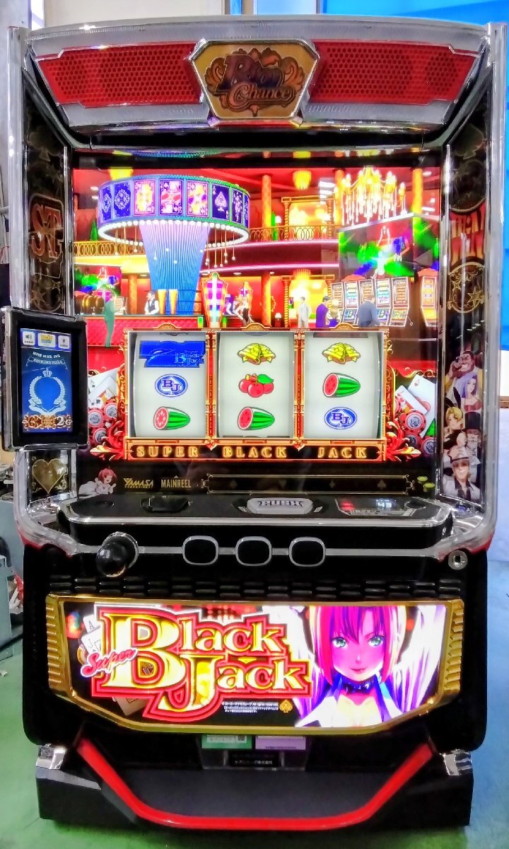 Yahoo!オークション -「スーパーブラックジャック」(パチスロ実機