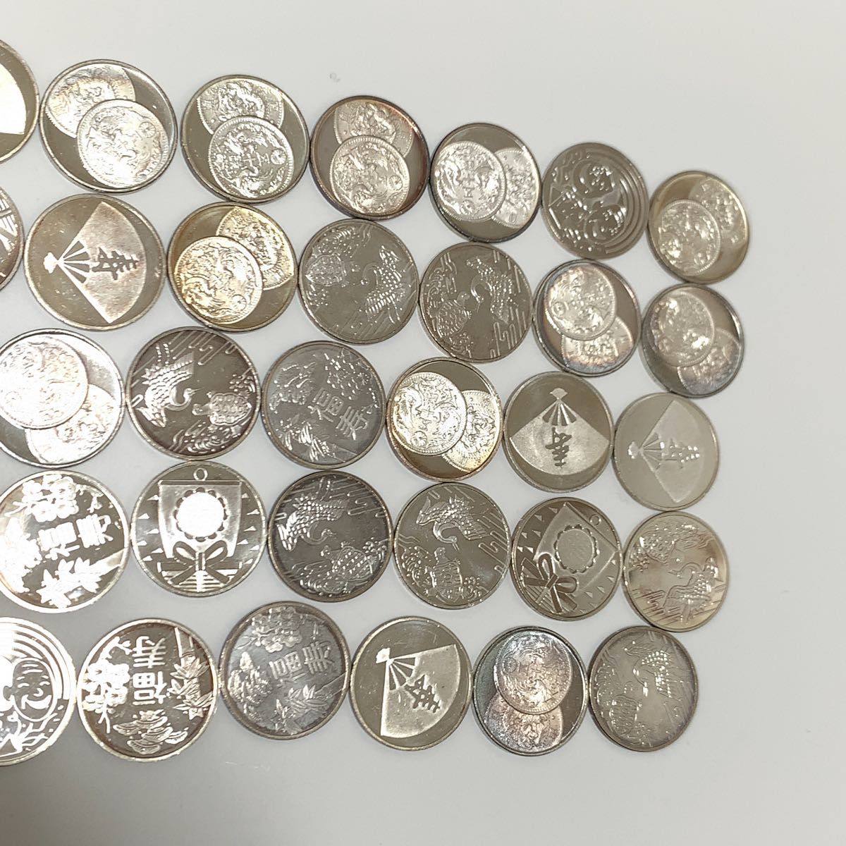 敬老貨幣セット付属 円形純銀製メダル 50枚セット 約268g｜Yahoo