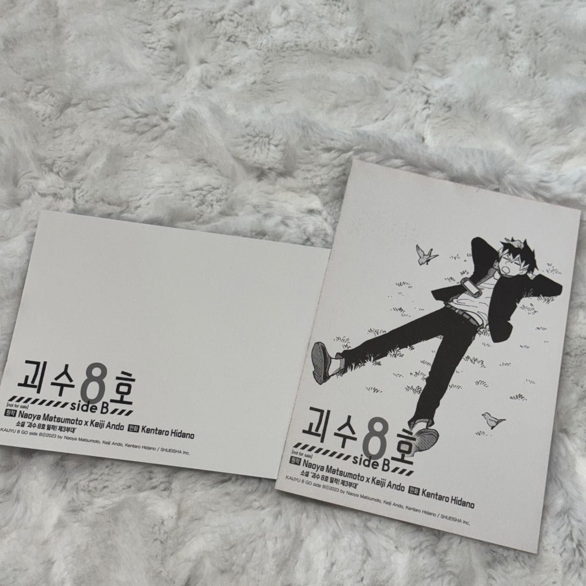 怪獣8号 鳴海弦 韓国限定 ポストカード2枚 side b 購入特典｜Yahoo