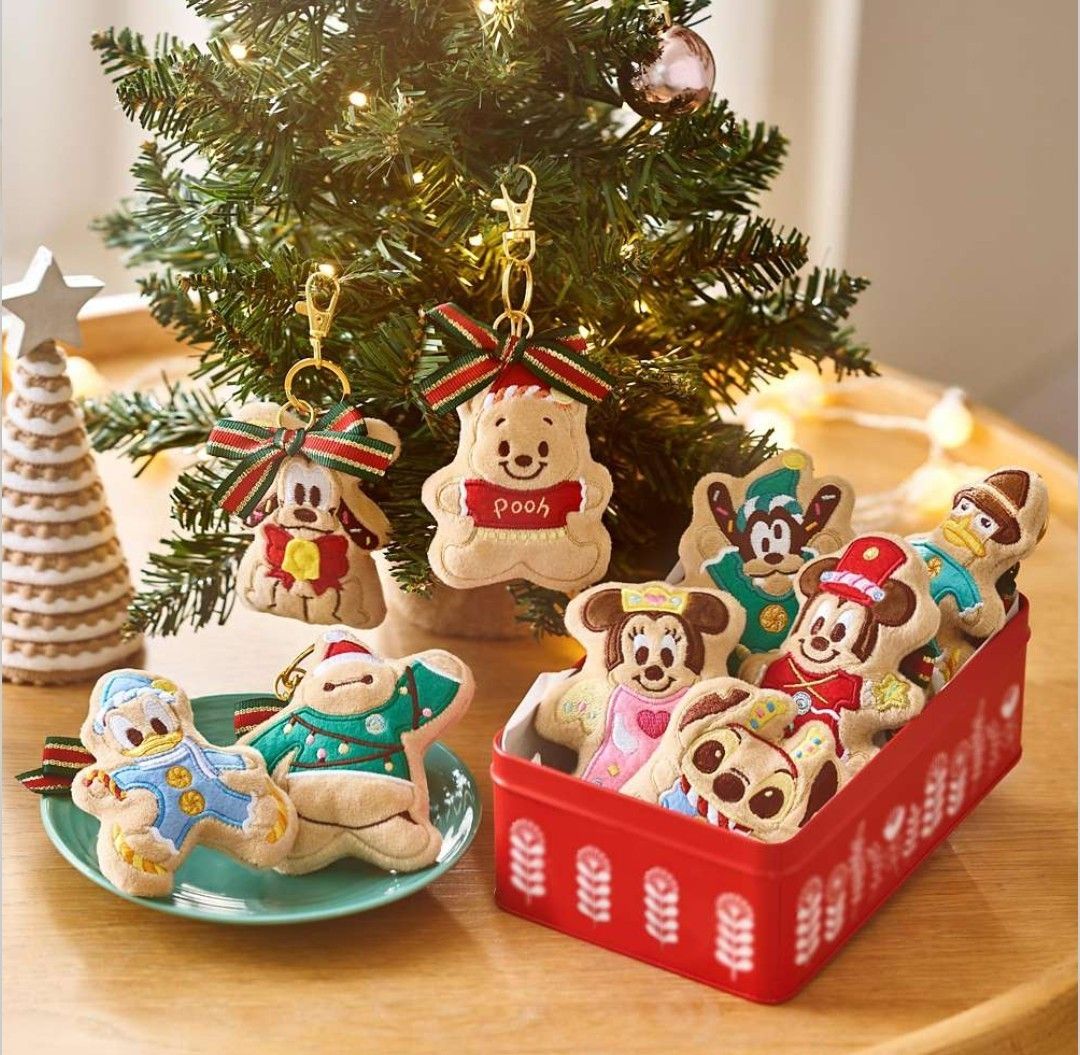 ミニーマウス クリスマスクッキー ぬいぐるみキーホルダー・ぬいぐるみ