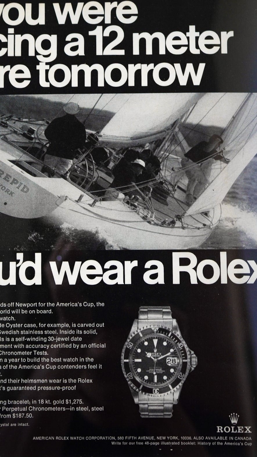 1970】ROLEX ロレックス サブマリーナー デイト アドバタイジング