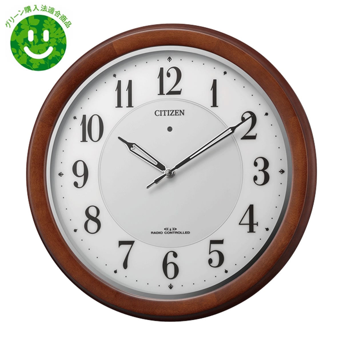 CITIZEN シチズン 木枠 ソーラー電波掛け時計【4MY852-006】 – 正美堂