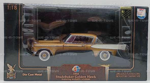 Road Signature Die Cast 1958 Studebaker Golden Hawk with 24k