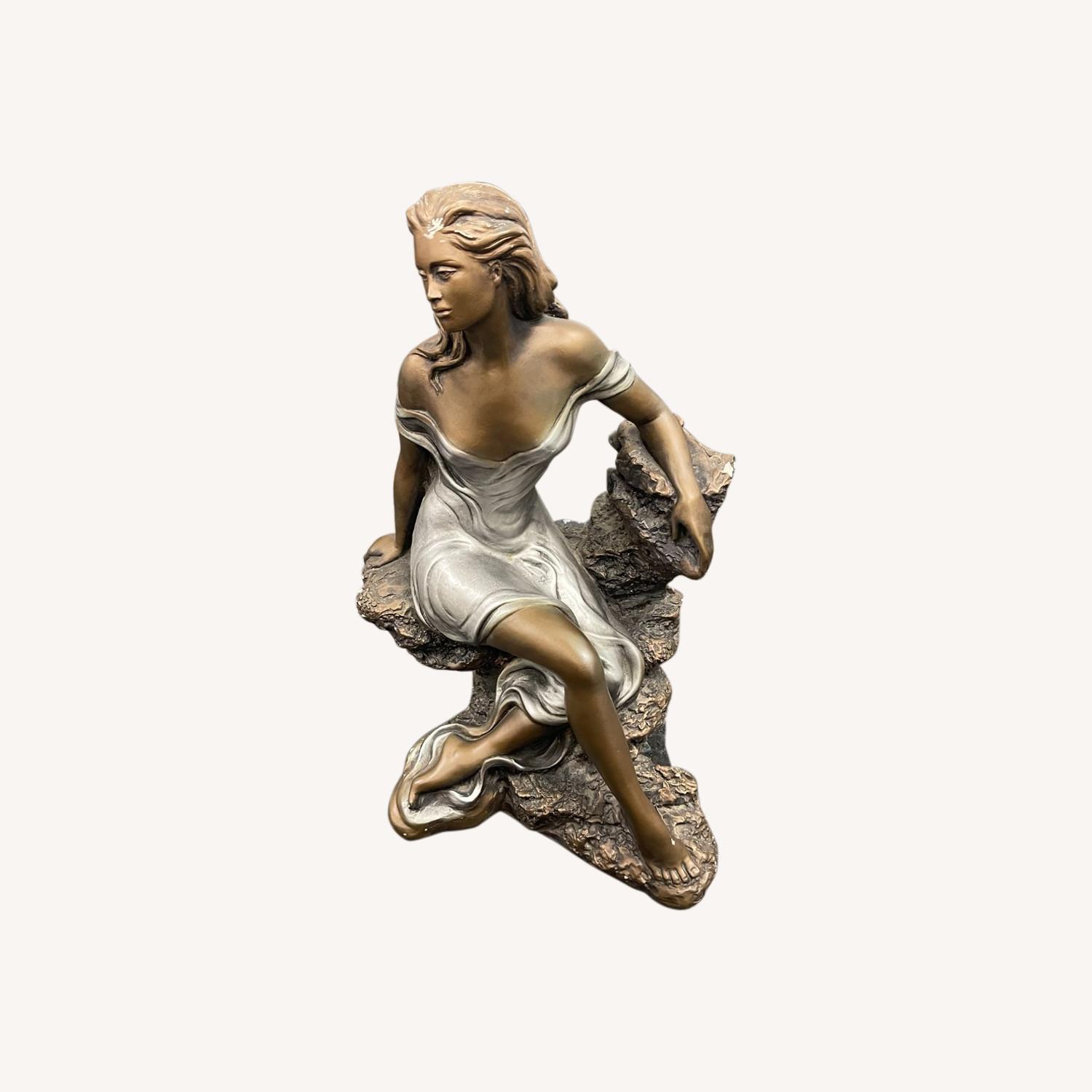 オースティン 彫刻 『ささやく海』Heath銘 Alice Heath Sculpture (1990)