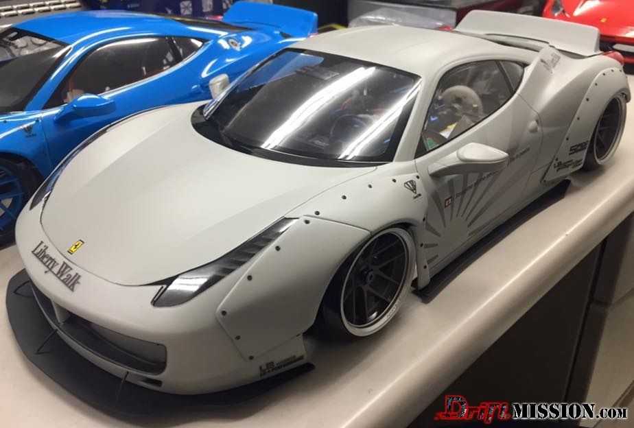 SFIDA RC Ferrari 458 Liberty Walk Body Kit - Your Home for RC Drifting
