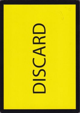 Black Border Yellow Discard Filler Card》[エラーカード] | 日本最大