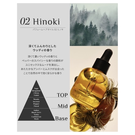 LADOR / PERFUMED HAIR OIL HINOKI（パフューム ヘアオイル ヒノキ