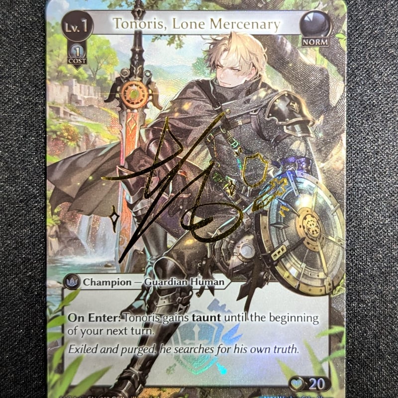 状態A】Grand ArchiveTCG 『Tonoris, Lone Mercenary