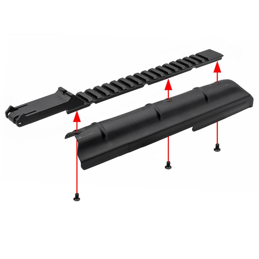 ARMY FORCE 製 電動ガン AKシリーズ 対応 20mm レール ダストカバー