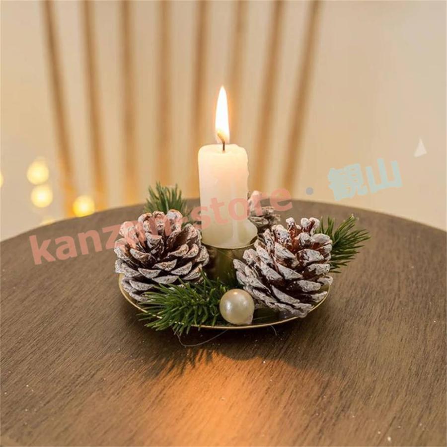 クリスマス 飾り クリスマスツリー キャンドルスタンド 燭台