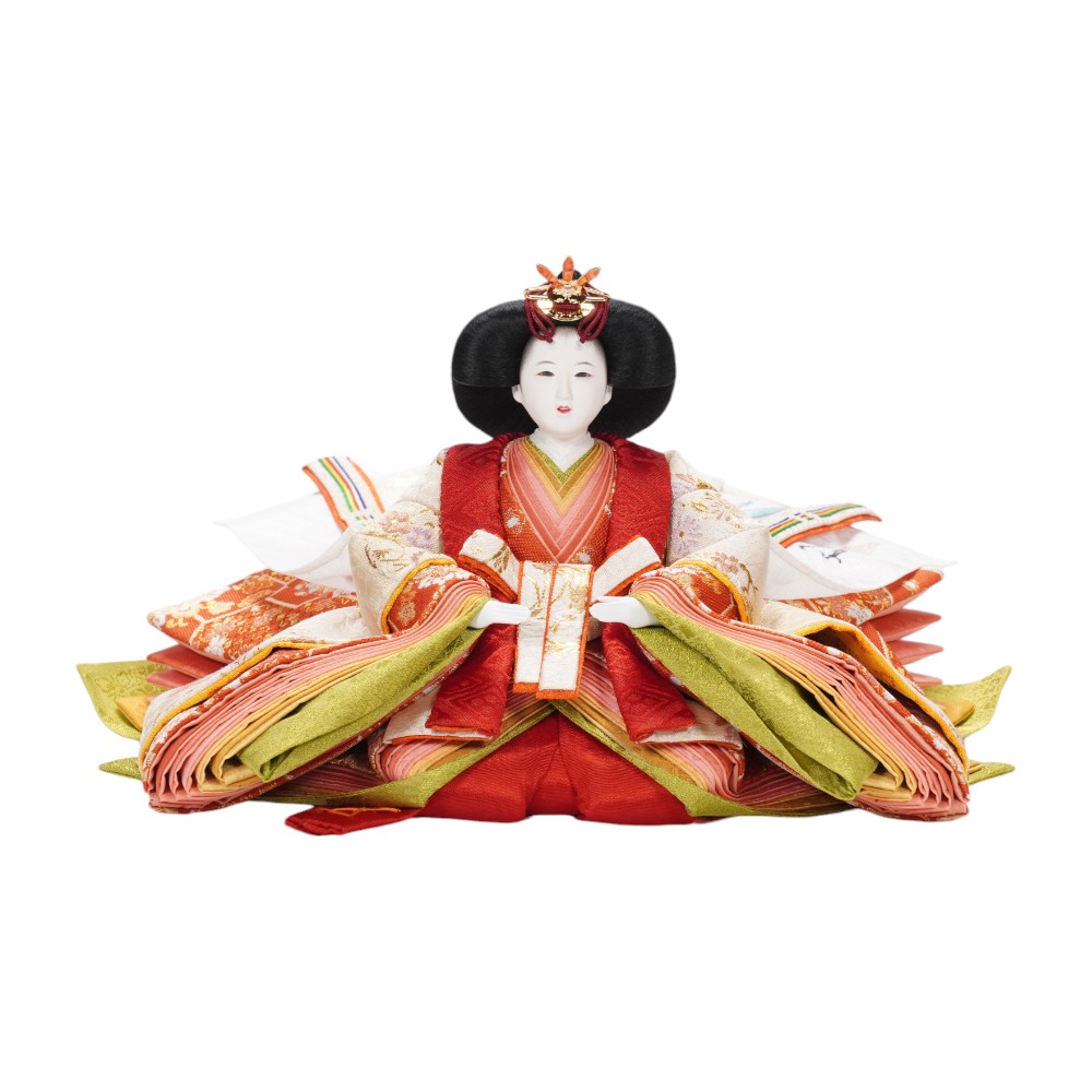 雛人形】京十番 平安 円華壱年文様 親王飾り | 小出松寿作 ｜雛人形