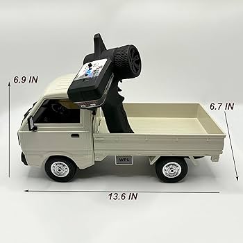 Amazon.com: WPL RC Car 1/10 Scale RC Kei Truck Suzuki RC Drift Car