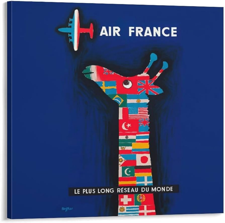 Amazon.co.jp: レイモン・サヴィニャック1956年 エールフランス国際線