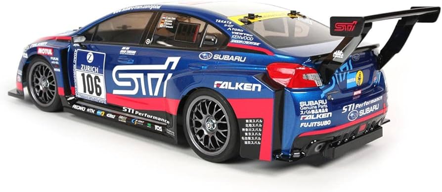Amazon.co.jp: タミヤ スバル WRX STI - 24th Nurburgringキット 4輪