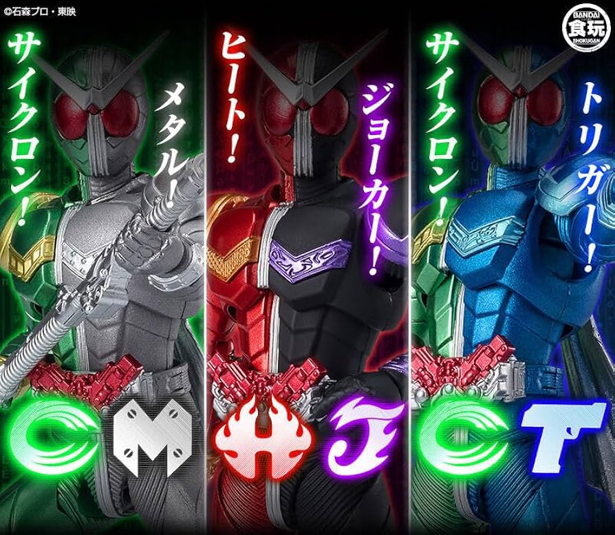 Amazon.co.jp: 掌動-XX 仮面ライダーW ハーフチェンジセット01 (ヒート