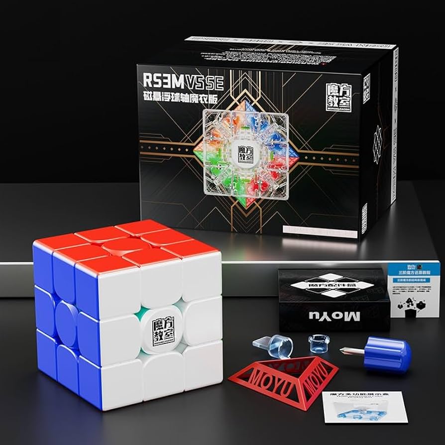 Amazon.com: Moyu RS3M V5 SE Ball Core UV Coated 3x3 SpeedCube, 3x3