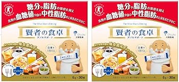 Amazon.co.jp: 大塚製薬 賢者の食卓 ダブルサポート 6g×30包×2箱