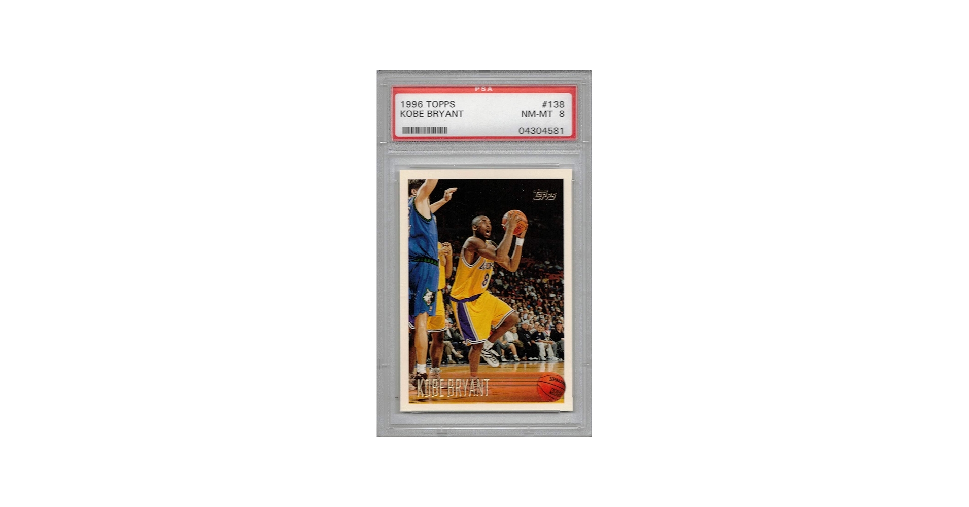 Amazon.com: 1996-97 Topps Basketball #138 Kobe Bryant Rookie Card