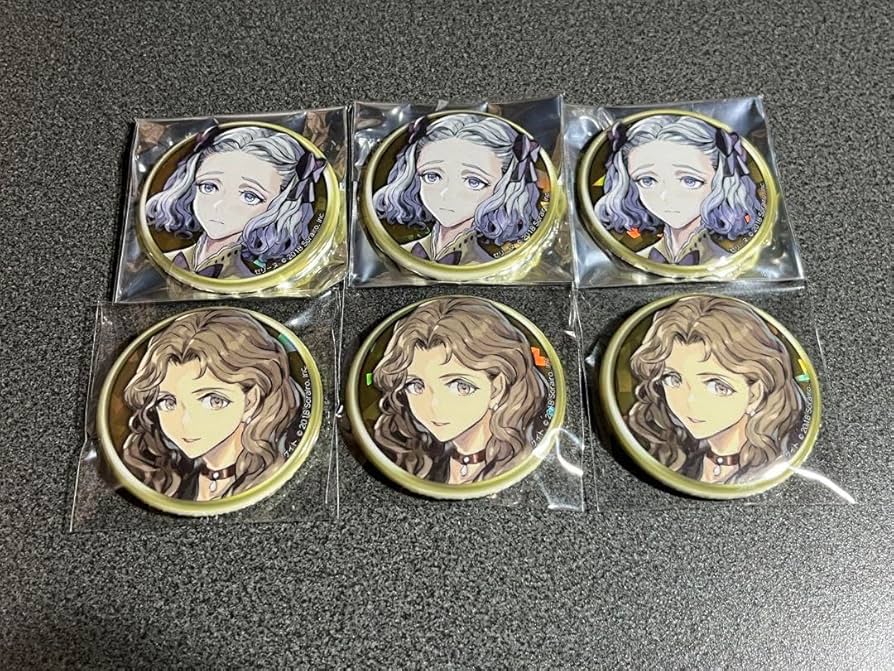 Amazon.co.jp: 人狼ジャッジメント缶バッジ VIP黄セリーヌ、ケイト 6個