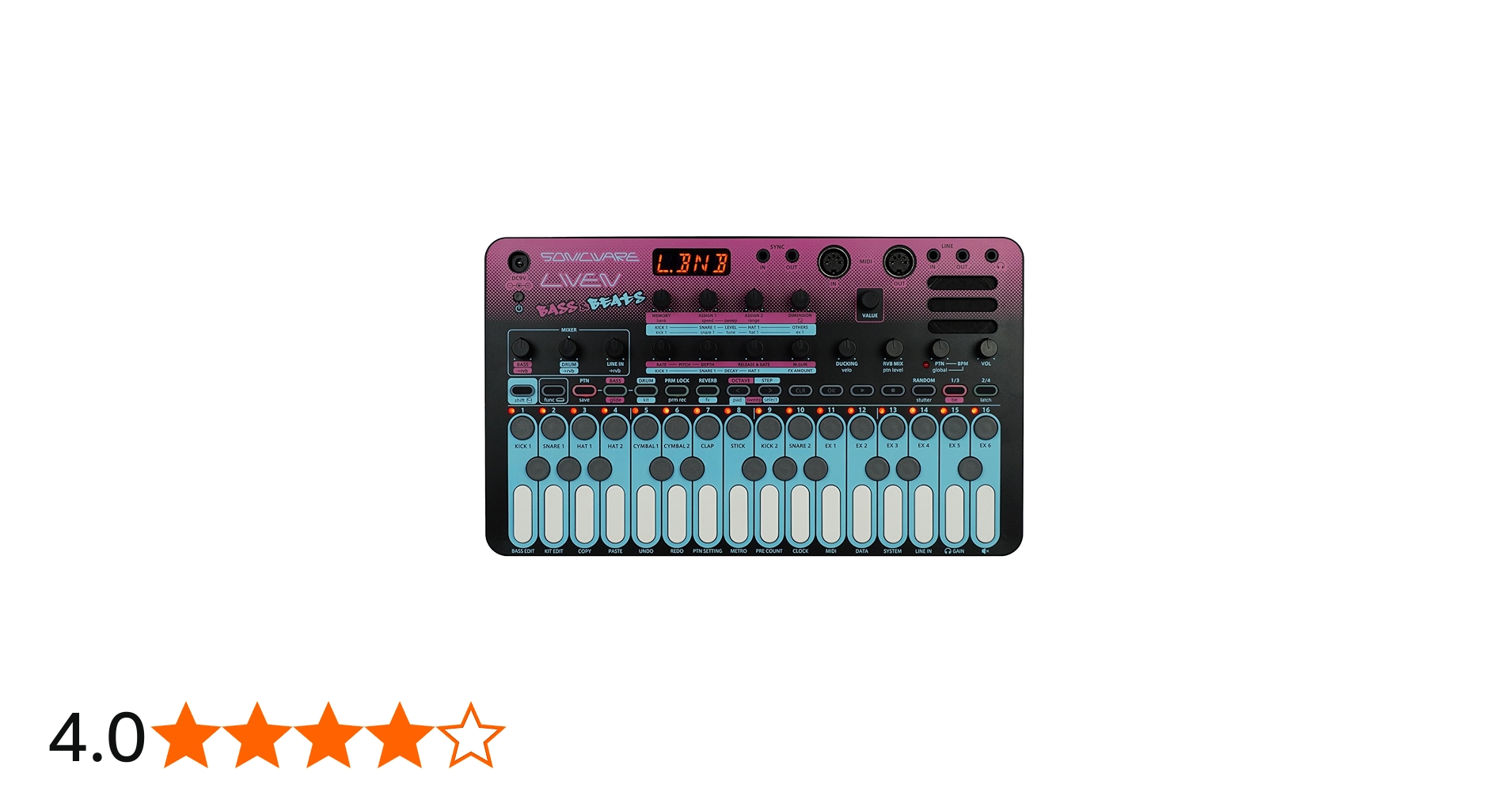Amazon | Sonicware Liven BASS&BEATS [Wavetable ベースシンセ/リズム