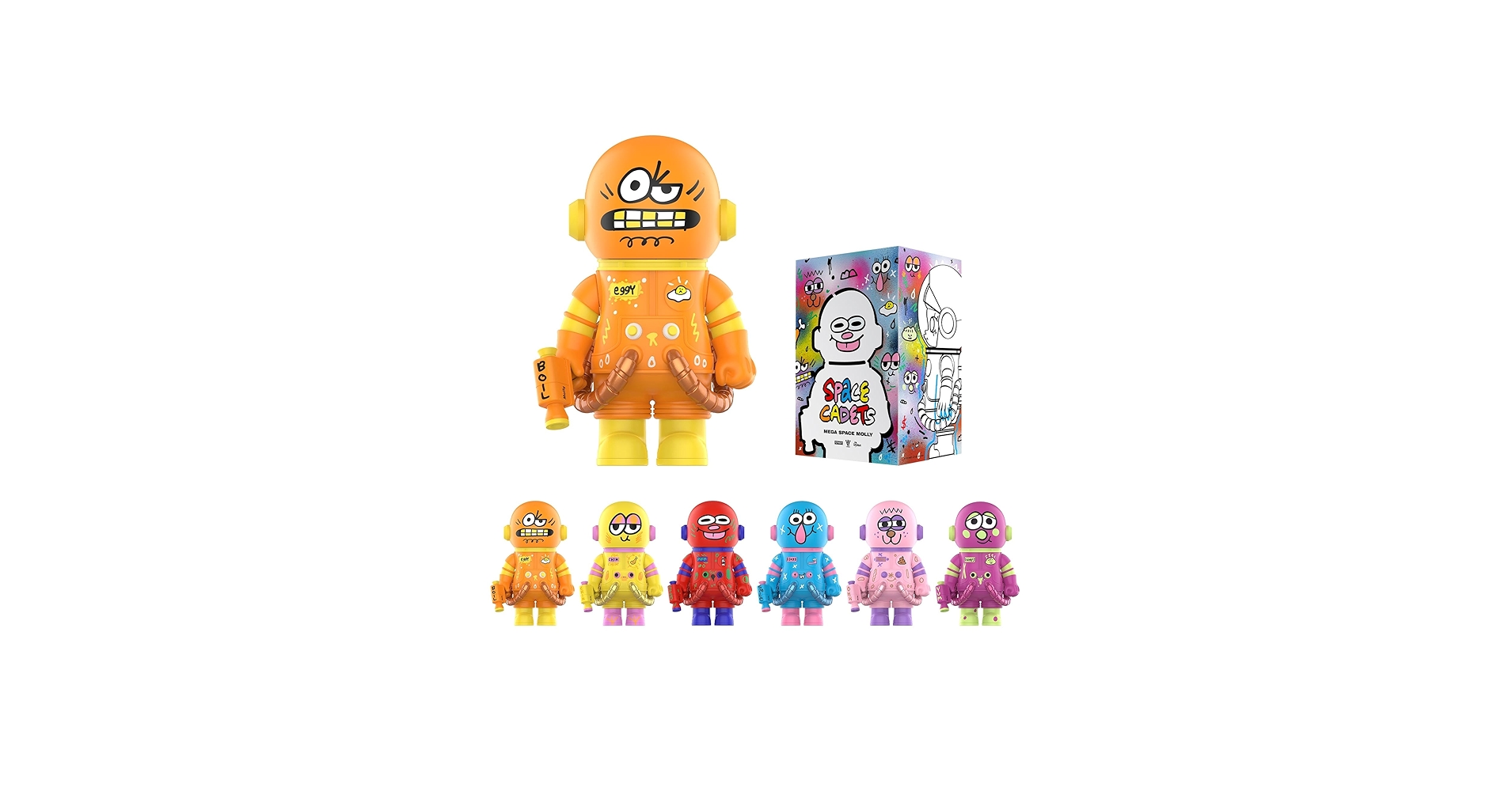 Amazon.com: POP MART MEGA Space Molly 400% Jon BURGERMAN Space