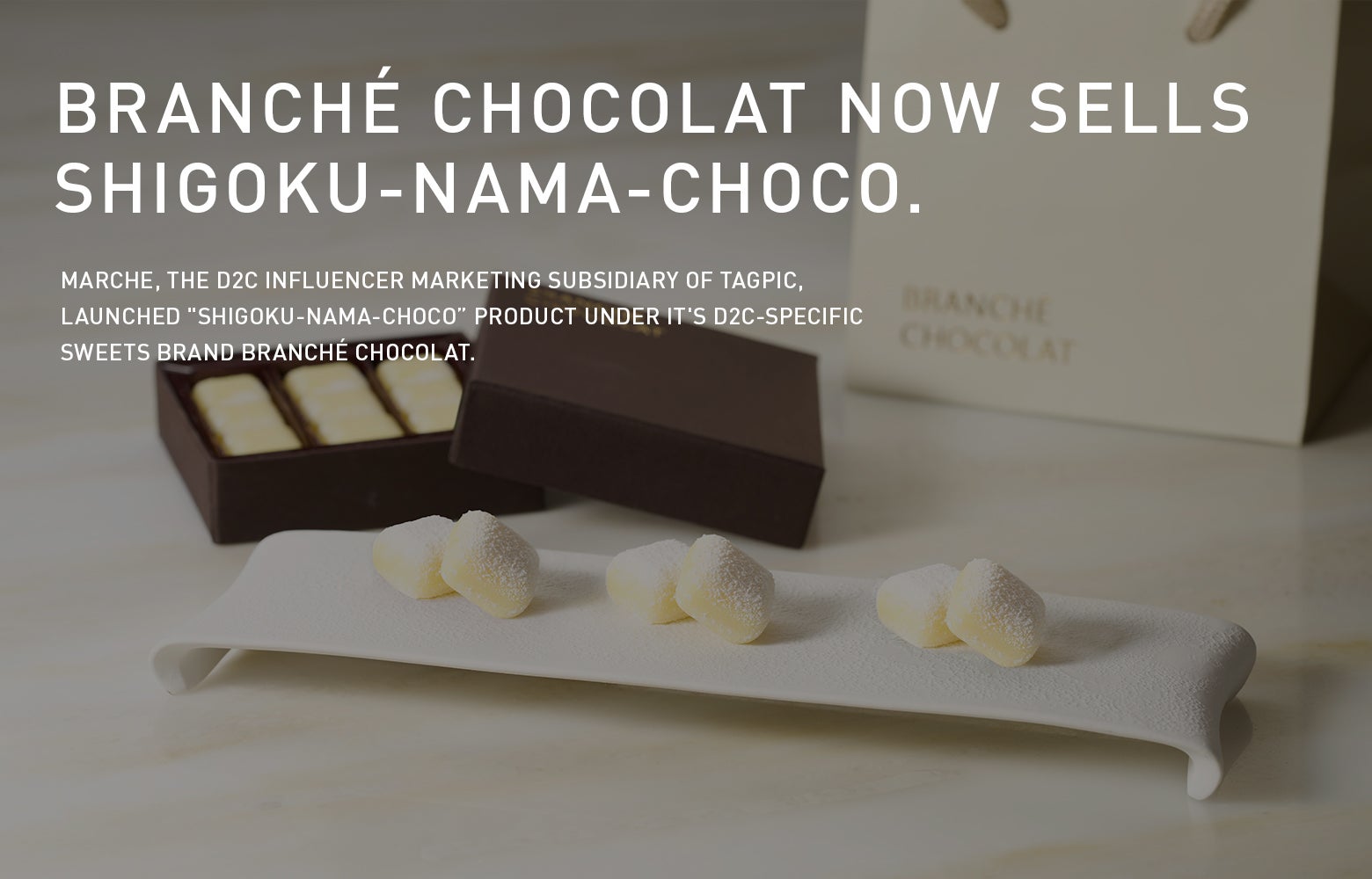 新商品発売】BRANCHÉ CHOCOLATより『至極の生チョコレート9個入り』を