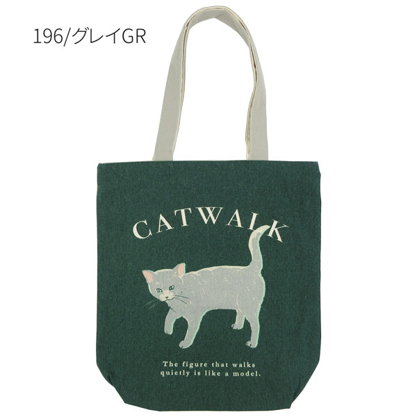 21077-196 ミントイン トートバッグ 猫柄 ネコ ねこ NYANKO BAG バッグ
