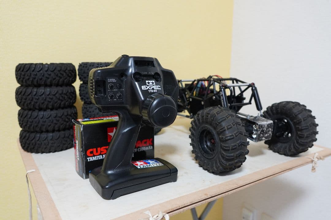 G-made R1 クローラー　ラジコン　プロポ、受信機、アンプ付 r1ロックバギー GMADEクローラー ラジコン RC プロポ クローラー