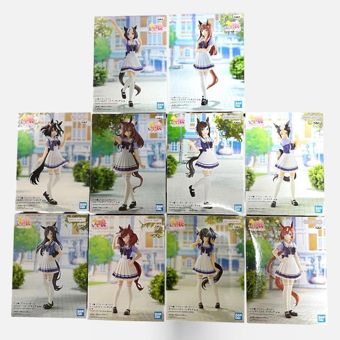 ウマ娘 制服フィギュア プライズ　まとめ売り　10体 ウマ娘 プリティーダービー』から「サクラローレル」がプライズ