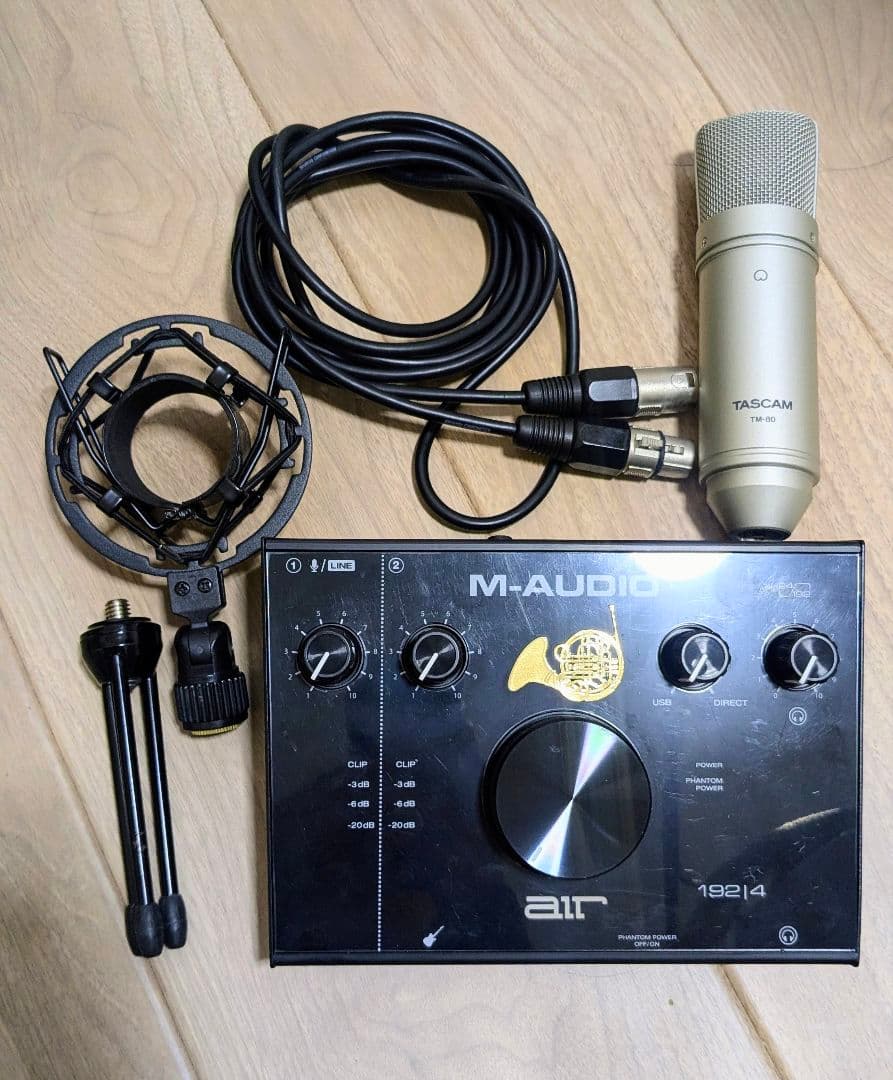 M-AUDIO AIR 192|4 　TASCAM TM-80 TM-80 | Studio Condensor Microphone | TASCAM - United States