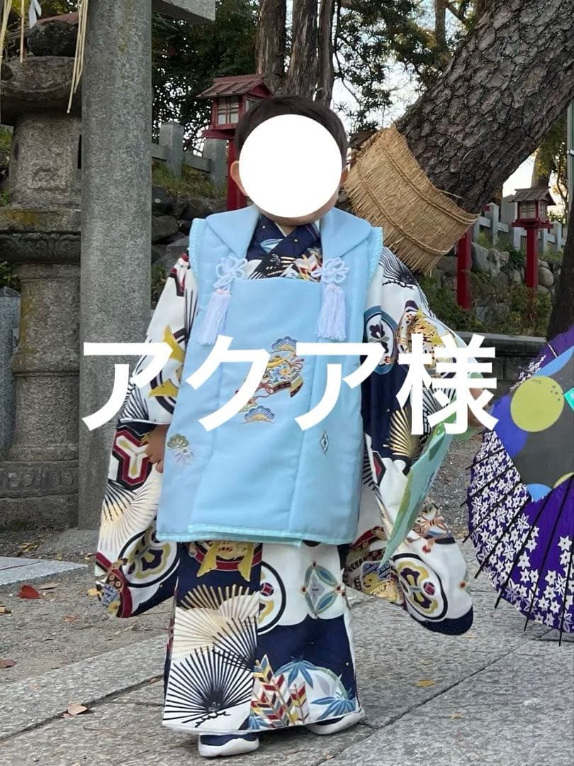 小町キッズ 七五三 着物と履物セット 3歳 男の子 Amazon | [ 小町(小町kids) ] 七五三 着物 3歳 男の子 ブランド被布