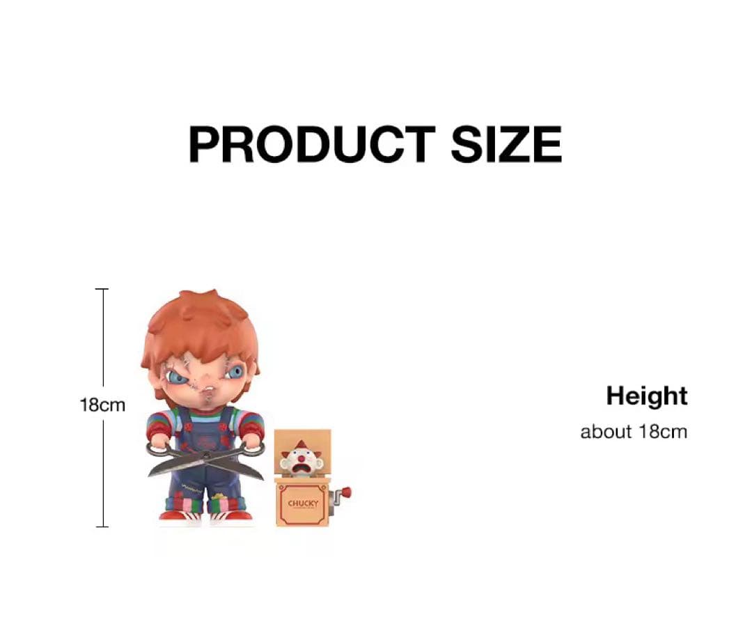 海外限定】 hirono チャッキー フィギュア 約18cm - メルカリ