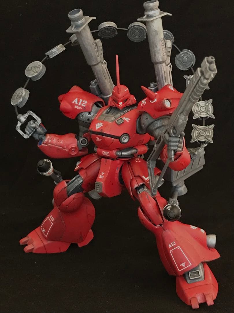 ガンプラ1/144赤いケンプファーHGモノアイLEDマグネット独立点灯ジャンク ガンプラ1/144赤いケンプファーHGモノアイLEDマグネット独立点灯