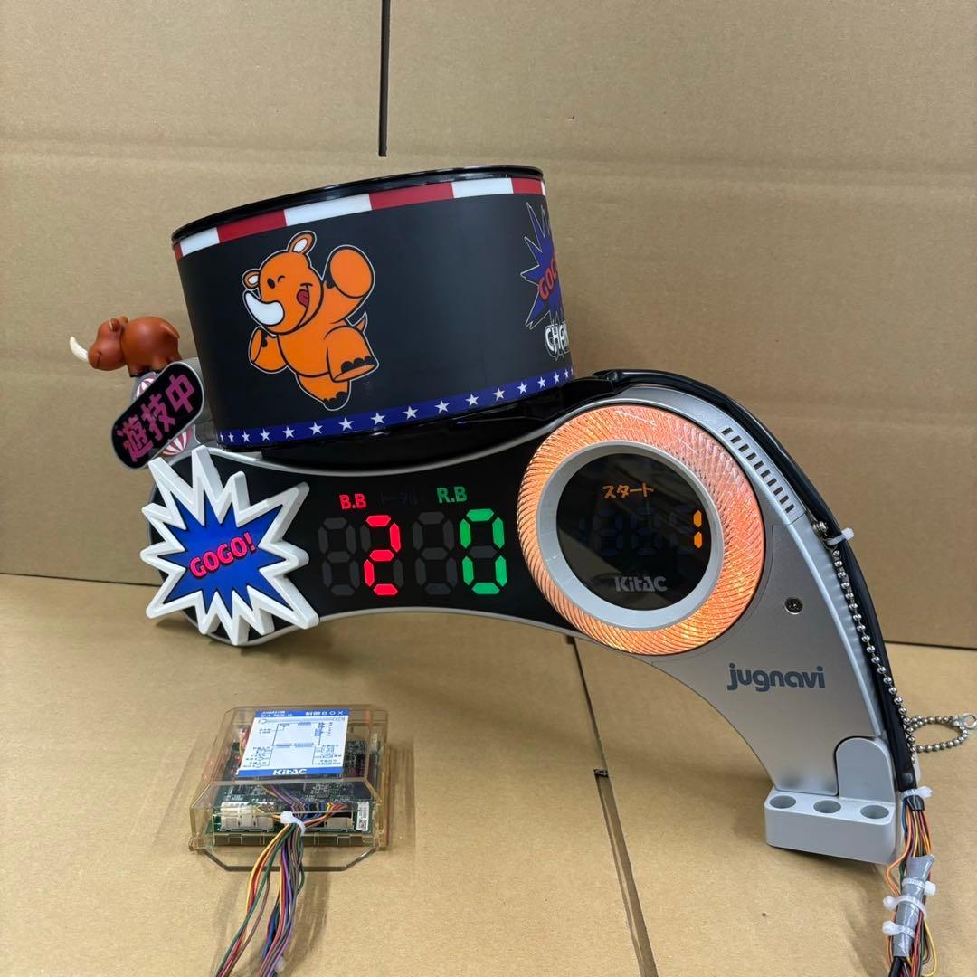 家庭用加工済み！ データカウンター ジャグナビ１スピン付き　スロット用 販売終了]プレート式データ表示器装飾灯 ナビスピン｜周辺機器｜株式