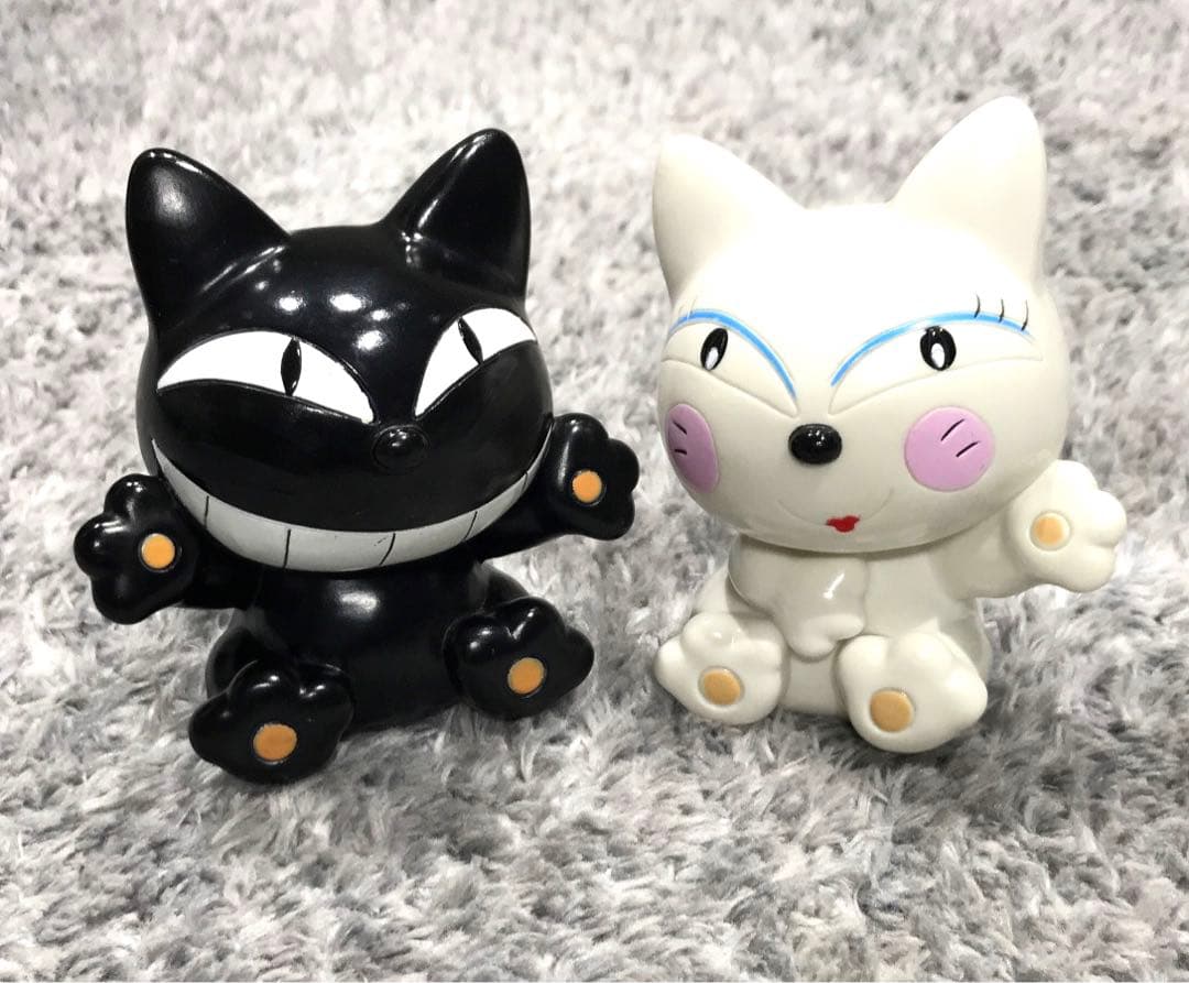 【確認用】【純正品】貯金箱・フィギュア（ヤマト運輸）2体セット 2体セット☆ヤマト運輸 クロネコヤマトの宅急便 ソフビ人形 貯金箱